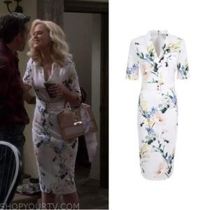 TED BAKER LYLLI ELEGANCE PENCIL DRESS